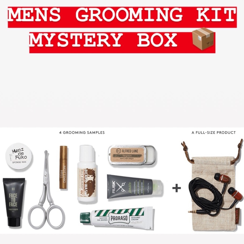 MENS MYSTERY BOX 10 PEICE GROOMING KIT 🖤NEW